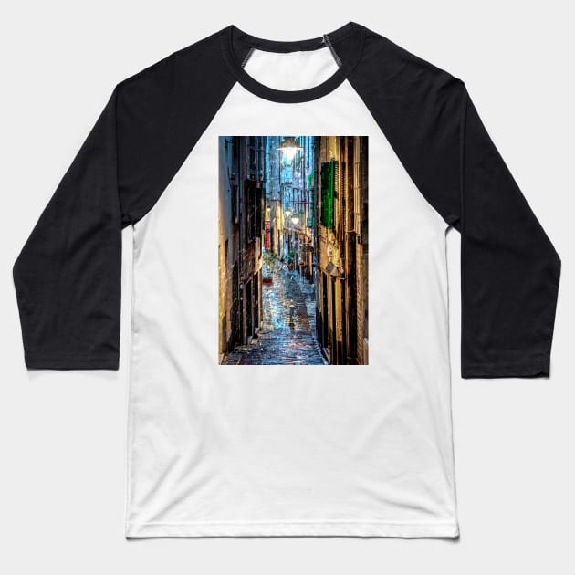 historic center of Genoa Baseball T-Shirt by oreundici